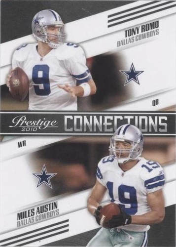 2010 Playoff Prestige Miles Austin Tony Romo #12