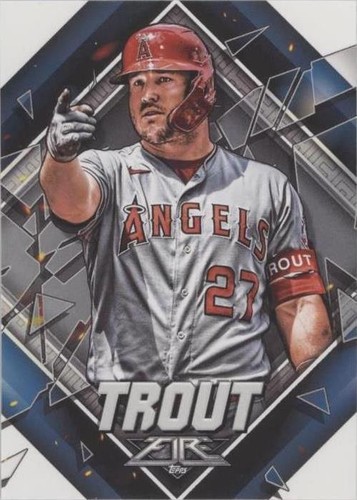 2022 Topps Fire - Mike Trout #81