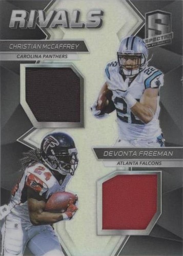 2017 Panini Spectra Christian McCaffrey Devonta Freeman #3