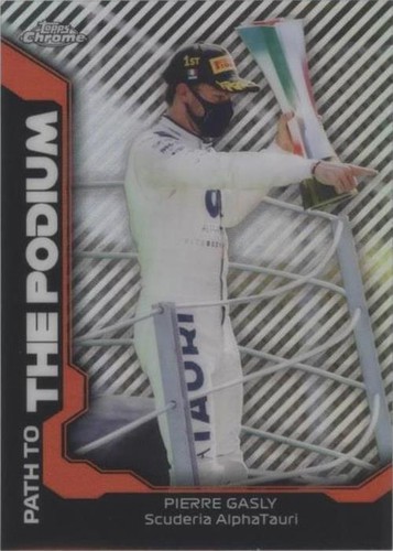2021 Topps Chrome Formula 1 - Pierre Gasly #PTP-PG