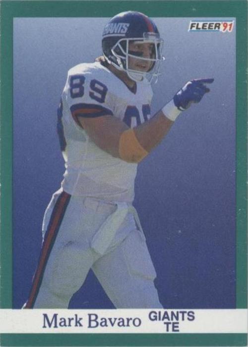 1991 Fleer Mark Bavaro #307