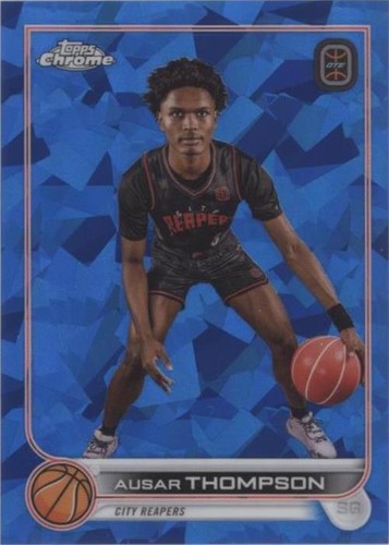2022-23 Topps Chrome OTE Overtime Elite Sapphire Edition - Ausar Thompson #82