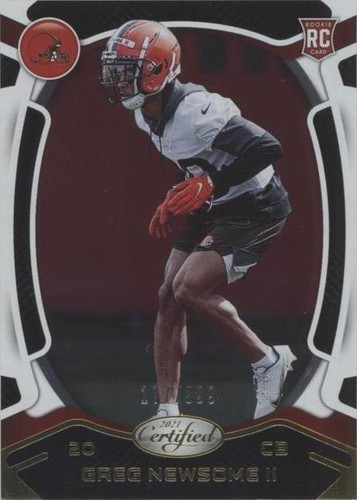 2021 Panini Certified Greg Newsome II #153