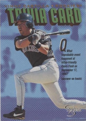 1998 Skybox Dugout Axcess - Vinny Castilla #141