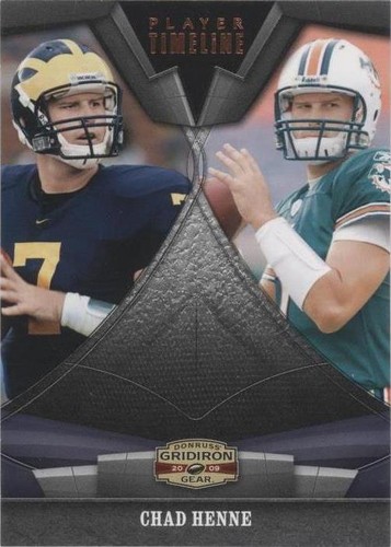 2009 Donruss Gridiron Gear Chad Henne #5
