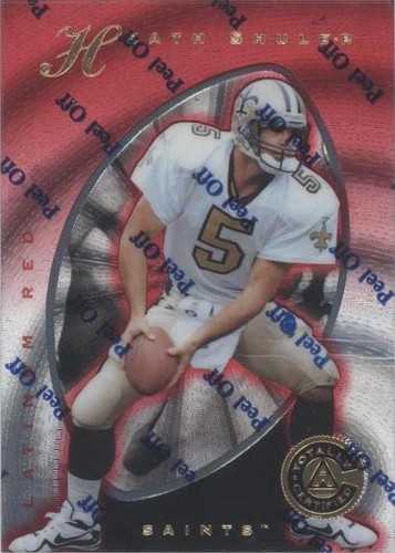 1997 Pinnacle Totally Certified Heath Shuler #20