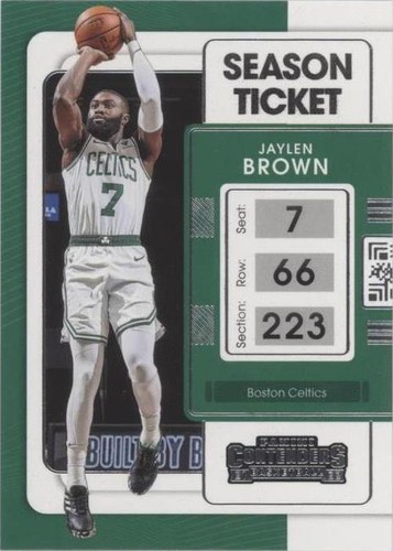2021-22 Panini Contenders - Jaylen Brown #34