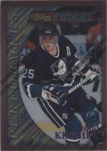 1995-96 Topps Finest - Todd Krygier #114