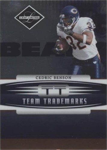 2006 Leaf Limited Cedric Benson #TT-9