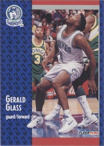 1991-92 Fleer - Gerald Glass #319