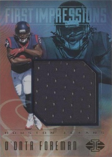 2017 Panini Illusions D'onta Foreman #FI-DF