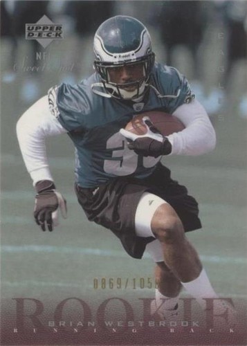 2002 Upper Deck Sweet Spot Brian Westbrook #112