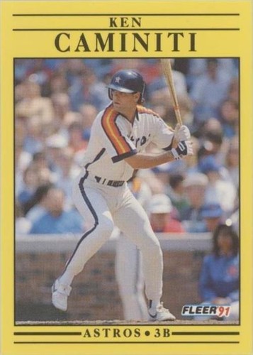 1991 Fleer - Ken Caminiti #500