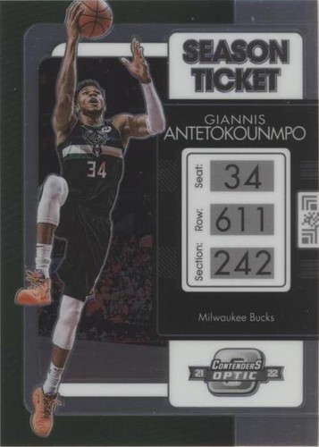 2021-22 Panini Contenders Optic - Giannis Antetokounmpo #52