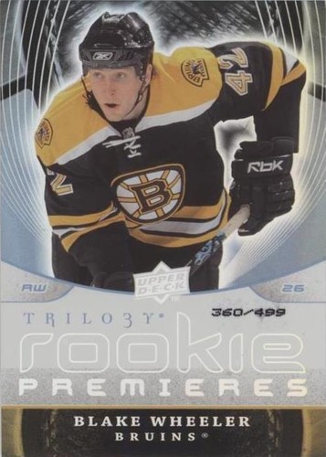 2008-09 Upper Deck Trilogy - Blake Wheeler #174