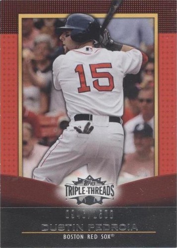 2011 Topps Triple Threads - Dustin Pedroia #9