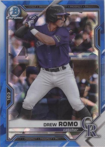 2021 Bowman Sapphire Edition - Drew Romo #BCP-126