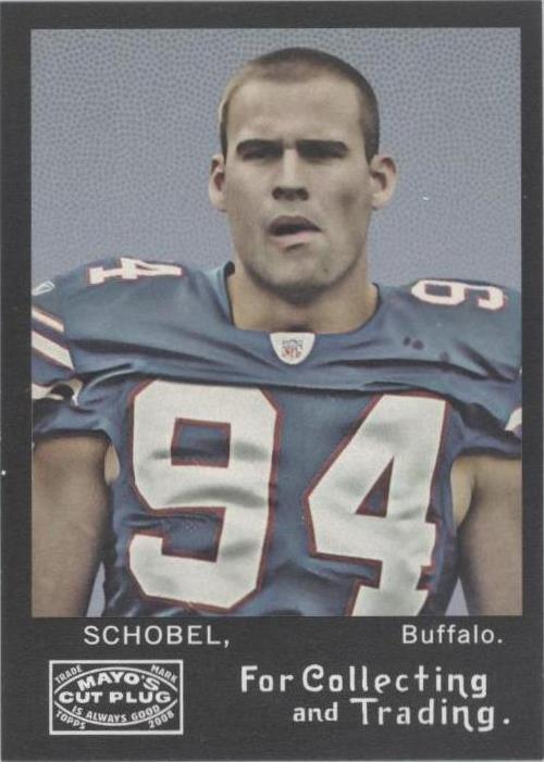 2008 Topps Mayo Aaron Schobel #36