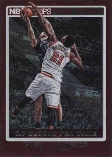 2016-17 Panini NBA Hoops - Hassan Whiteside #9