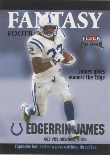 2002 Fleer Premium Edgerrin James #6 FT