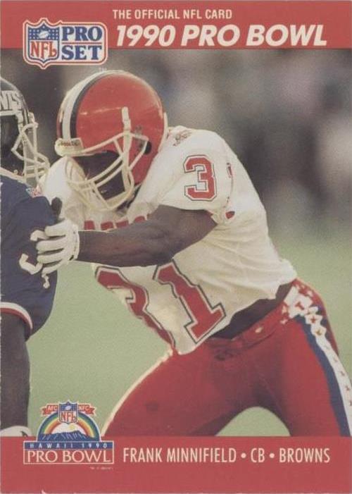 1990 Pro Set Frank Minnifield #357