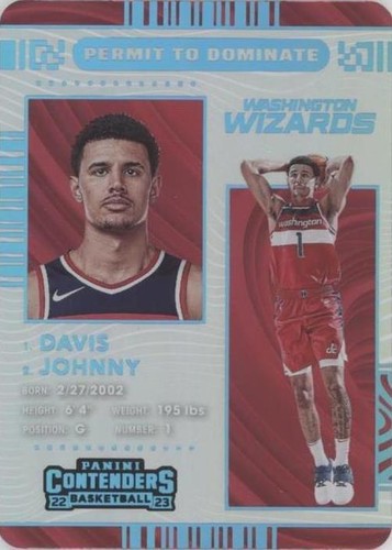 2022-23 Panini Contenders - Johnny Davis #22