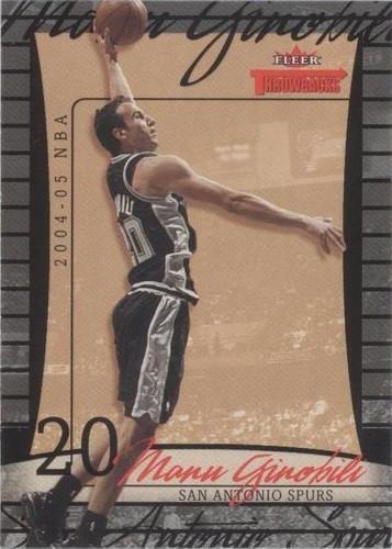 2004-05 Fleer Throwbacks - Manu Ginobili #62