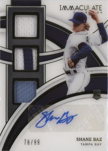 2022 Panini Immaculate Collection - Shane Baz #RTMS-SB