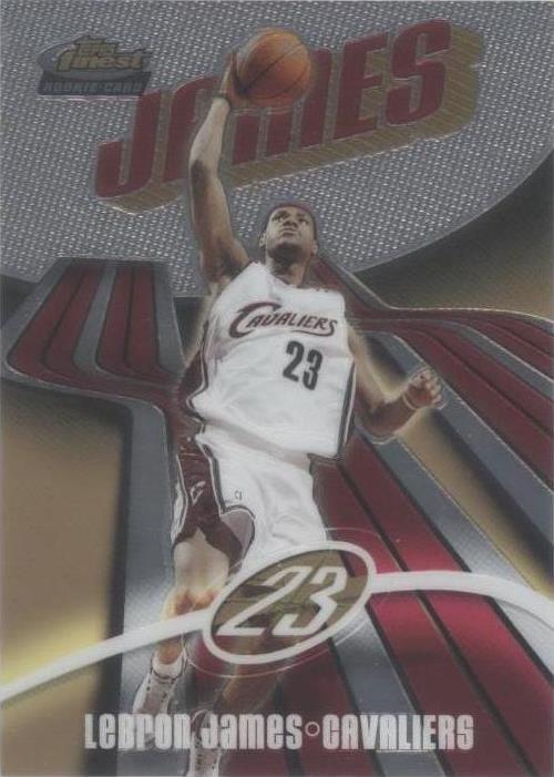 2003-04 Topps Finest - LeBron James #133