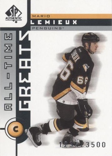 2001-02 SP Authentic - Mario Lemieux #106