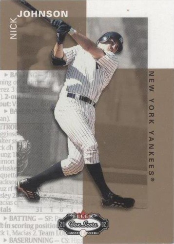 2002 Fleer Box Score - Nick Johnson #138