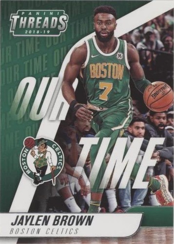 2018-19 Panini Threads - Jaylen Brown #9