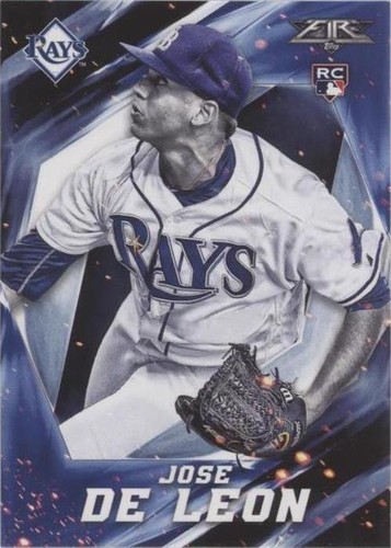 2017 Topps Fire - Jose De Leon #122
