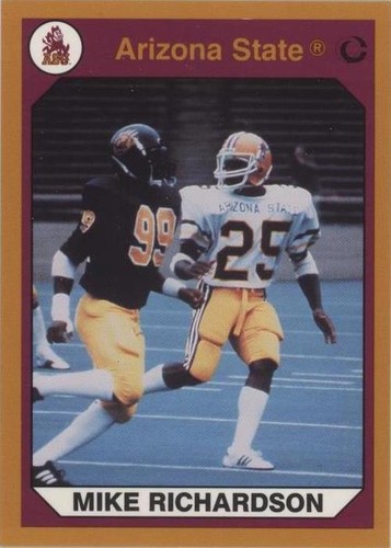 1990 Collegiate Collection Arizona State Sun Devils Mike Richardson #42