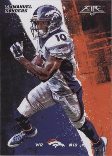 2015 Topps Fire Emmanuel Sanders #5