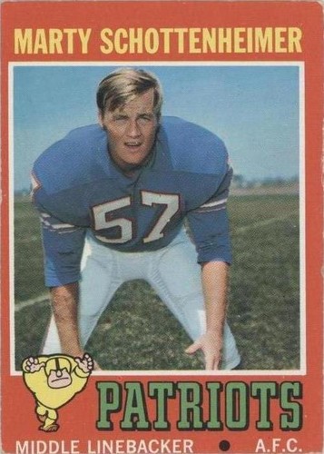 1971 Topps Marty Schottenheimer #3
