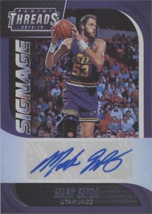 2018-19 Panini Threads - Mark Eaton #51