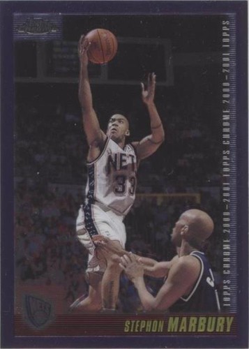 2000-01 Topps Chrome - Stephon Marbury #96
