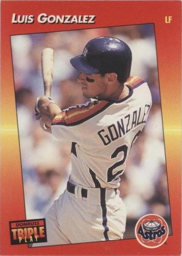 1992 Donruss Triple Play - Luis Gonzalez #210