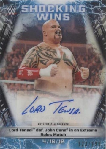 2020 Topps Chrome WWE - Tensai #SWA-LT