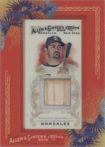 2010 Topps Allen & Ginter's - Adrian Gonzalez #AGR-AG