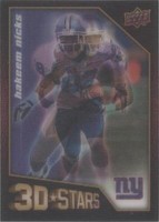 2009 Upper Deck Hakeem Nicks #3D-37