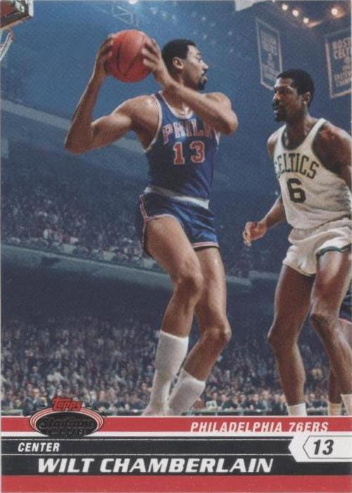 2007-08 Topps Stadium Club - Bill Russell/Wilt Chamberlain #87