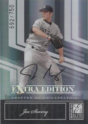 2007 Donruss Elite Extra Edition - Joe Savery #107