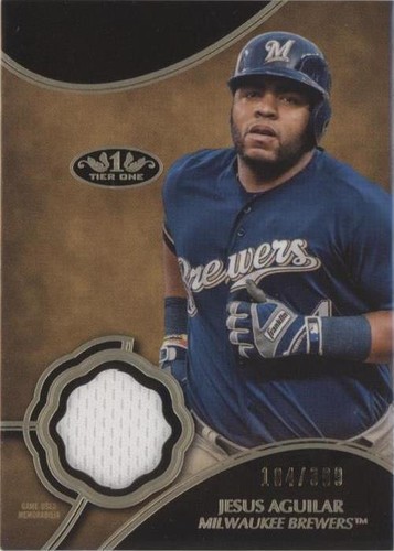 2019 Topps Tier One - Jesus Aguilar #T1R-JAG