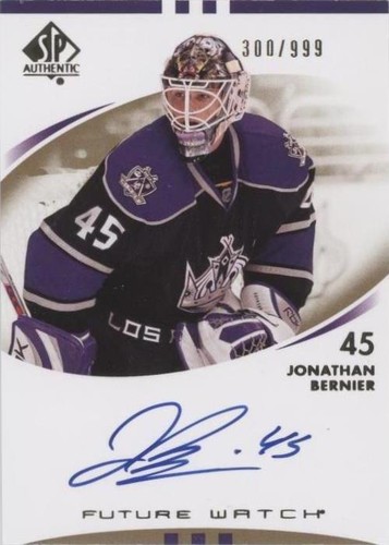 2007-08 SP Authentic - Jonathan Bernier #219