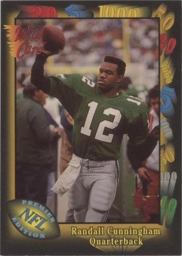 1991 Wild Card Randall Cunningham #61