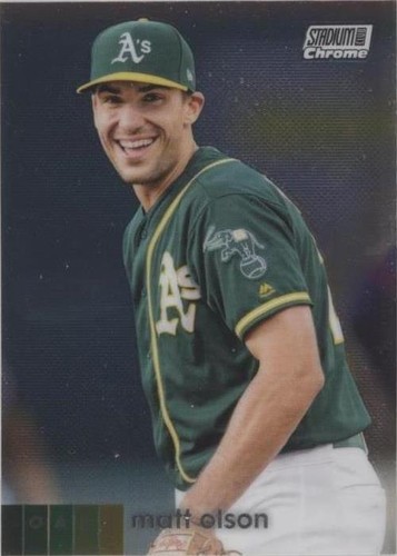 2020 Topps Stadium Club Chrome - Matt Olson #11