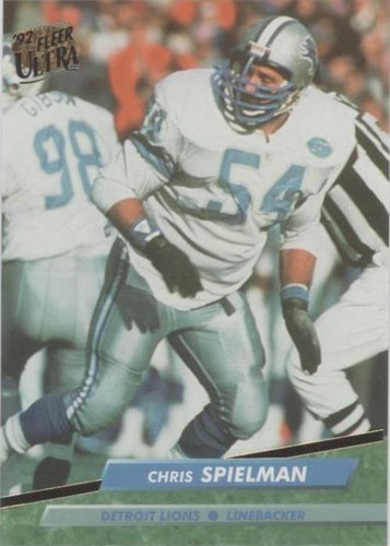 1992 Fleer Ultra Chris Spielman #123