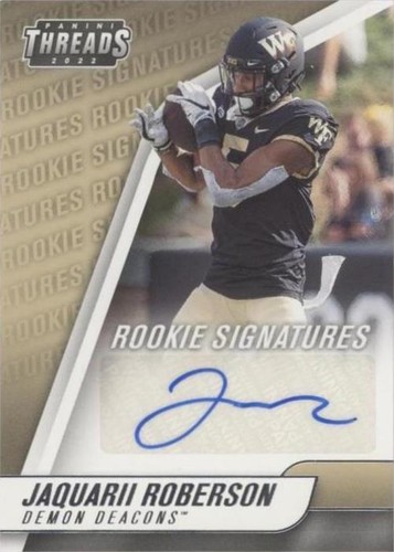 2022 Panini Chronicles Draft Picks Jaquarii Roberson #TH-JAQ